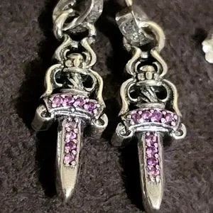 Stud Earring Chrome Hearts Dagger Earring 正規品 CHROME HEARTS